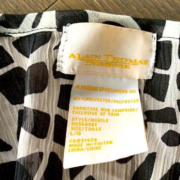 Swimwear cover up, sheer - Picture 6 of 8